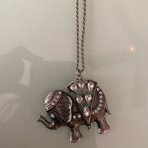 Elephant costume jewelry necklace